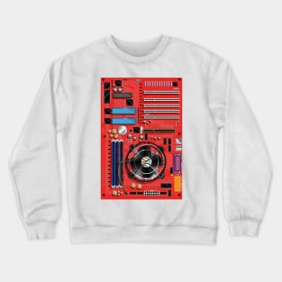 Computer Motherboard Crewneck Sweatshirt